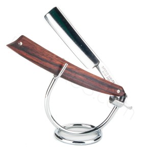 Cosmo MFG Co Straight Razor, Pau Ferro Wood - Thumbnail