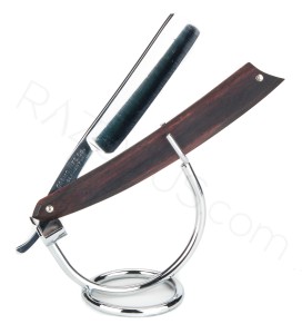 Cosmo MFG Co Straight Razor, Pau Ferro Wood - Thumbnail