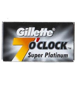 Gillette 7 O'Clock Super Platinum Razor Blades, 5pcs - Thumbnail