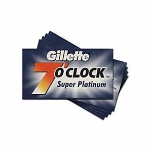 Gillette 7 O'Clock Super Platinum Razor Blades, 5pcs - Thumbnail