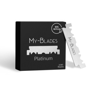 My-Blades Platinium Shavette Razor Blades 100pcs - Thumbnail