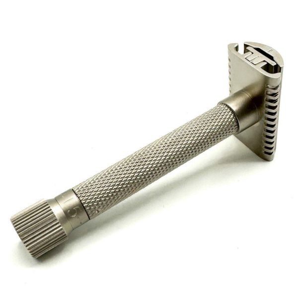 Parker Variant SC Adjustable Safety Razor, Open Comb, Chrome