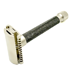 Parker Variant SC Adjustable Safety Razor, Open Comb, Graphite - Thumbnail