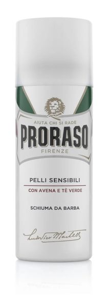 Proraso Shave Foam with Green Tea & Oatmeal, Travel size