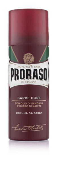 Proraso Shave Foam with Sandalwood & Shea Butter, Travel size